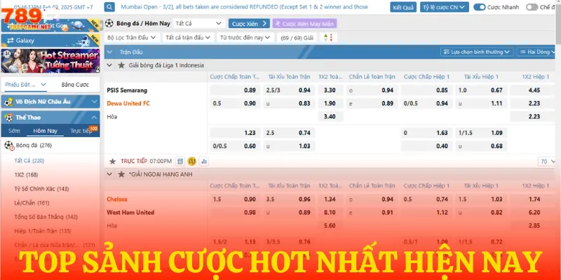 Hiểu rõ về các sảnh thể thao hot nhất tại nhà cái uy tín